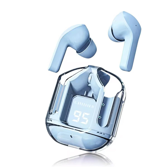 Transparent Air Earbuds Headset Crystal Wireless Earphone Headphone Pods air Earbuds