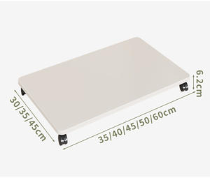 Base de rehaussement amovible en bois à rotation à 360 degrés pour ordinateur de bureau, roulettes universelles - Product Image 5