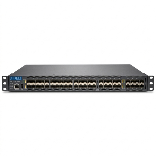 QFX5120-48Y-AFO 48 Port 25GbE SFP28 8 Port 100GbE QSFP28 Data Center Network Switch