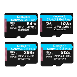 Tarjeta de Memoria <span class=keywords><strong>SD</strong></span> Original <span class=keywords><strong>Kingston</strong></span> Canvas Go Plus de 64GB <span class=keywords><strong>128GB</strong></span> 256GB, Tarjeta <span class=keywords><strong>Micro</strong></span> <span class=keywords><strong>SD</strong></span> de 170MB/s, Tarjeta TF de 64G <span class=keywords><strong>128GB</strong></span> para Teléfono - Product Image 1
