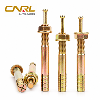 Boulons d'expansion à percussion RuiLi en acier au carbone de grade 4.8, zingués jaune, M6-M20, fixations, vente en gros, fournisseur OEM