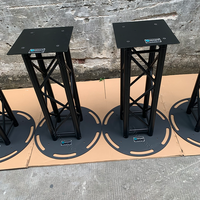 Kkmark – accessoires de treillis circulaire de nouveau design, plaques de base en acier pour les événements totem dj cabine de musique, structure d'éclairage
