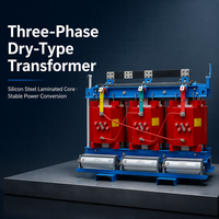 Transformateur de puissance sec 500 kVA 11 kV triphasé à résine moulée, noyau en acier au silicium stratifié, norme IEC60076, tension KVA personnalisée