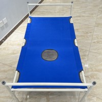 Lit de camping pliable d'extérieur, lit d'urgence, lit pliable pour les secours en cas de catastrophe civile