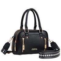 JMM62 12 Sacs à main rétro couleur unie pour femmes 2026 Nouveau sac sous le bras coréen tendance avec fermeture éclair