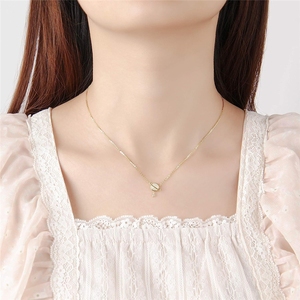 Delicado Collar Gargantilla con Colgante de Estrella Planetaria de Acero Inoxidable, Collar con Dije de Saturno y Piedra Ojo de Gato, Regalo Minimalista <span class=keywords><strong>para</strong></span> <span class=keywords><strong>Novia</strong></span> - Product Image 6