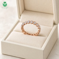 Bague de fiançailles et de mariage pour femme Betterstar 18k, design personnalisé, diamant de laboratoire HPHT certifié IGI, taille brillant, bijoux fins