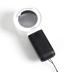 Loupe de lecture à fort grossissement 30X, loupe à double lentille avec lumière LED UV - Product Image 2