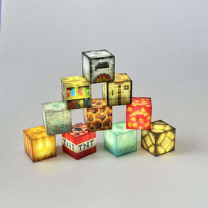 OEM DIY Puzzle Shine Give Light Flash Glowing Cubes Magnetic <strong>Building</strong> Block Set Educational ABS Plastic <strong>Model</strong> <strong>Buildings</strong> - Product Image 4