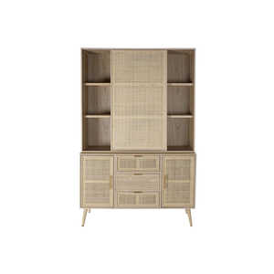 Paulownia MDF <b>Display</b> <b>Case</b> 120x38.5x196 55:80 Grid - Product Image 6