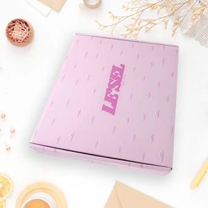 Boîtes d'expédition en carton ondulé personnalisées imprimées en turquoise avec logo pour l'emballage de la littérature recyclable - Product Image 2