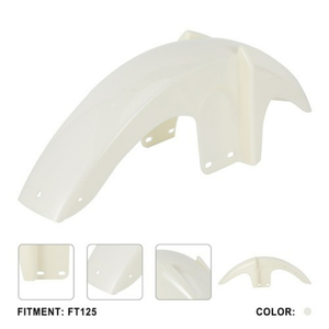 Adatto per moto FT125, parafango anteriore in plastica PP di alta qualità, accessori di modifica FENDER-FRONT-PP-FT125-173 - Product Image 1