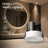 Spot LED professionnel encastré pour miroir de salle de bain, idéal pour hôtels, résidences et salles de maquillage LP-FX7570BT-NR-23