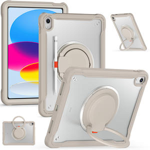 Funda para iPad de 11.ª generación 2025 con soporte giratorio, correa de muñeca de 12.9 pulgadas, funda protectora completa a prueba de golpes - Product Image 2