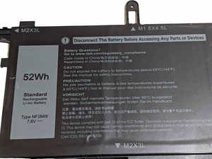 戴尔Latitude 7400 2合1 9410 2合1系列85XM8的08W3YY NF2MW笔记本电脑电池更换 - Product Image 4