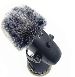 Housse de protection en fourrure pelucheuse pour microphone <span class=keywords><strong>Blue</strong></span> <span class=keywords><strong>Yeti</strong></span> & <span class=keywords><strong>Yeti</strong></span> Pro, réduction du bruit, design Dead Cat, enregistrement en studio - Product Image 3