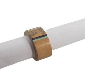 Anneaux de serviette en bois faits à la main pour décor de table pour mariages restaurants hôtels maisons-nouveau modèle à un prix - Product Image 4