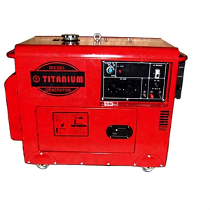 เครื่องกำเนิดไฟฟ้าแบบโครงเปิด 5 กิโลวัตต์ 380 โวลต์ แบบเงียบสำหรับงานหนัก พร้อมระบบสตาร์ทอัตโนมัติและสตาร์ทระยะไกลสำหรับรถบรรทุกขนาดใหญ่ - Product Image 1