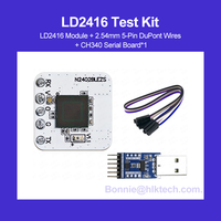 Nouveau module radar mini 24 GHz mmWave HLK-LD2416 pour détection de présence humaine (mouvement et statique) 14x14mm – Prix compétitif pour la maison intelligente