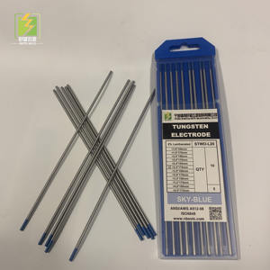 Punta dorada Acabado en tierra WL15 1.5% Lanthanated 2.4MMX150MM Electrodo de tungsteno para soldadura TIG - Product Image 3