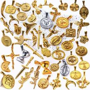 จี้เหรียญอลิซาเบธ II ชุบทอง18K สำหรับทำเครื่องประดับ - Product Image 3