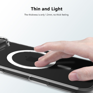 Cặp song sinh cho 3D Magnetic bìa cho <span class=keywords><strong>Iphone</strong></span> 17 Pro Max bìa chống Scratch Full bìa <span class=keywords><strong>1mm</strong></span> mỏng PC rõ ràng Magnetic trường hợp đối với <span class=keywords><strong>iPhone</strong></span> 17 - Product Image 3