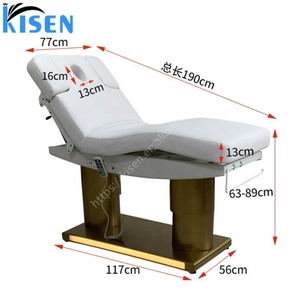 Kisen Top Luxury Beauty Salon Equipment Facial Nursing <b>Electric</b> Tattoo Massage <b>Table</b> Lash Bed with 4 Motors - Product Image 5