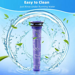 2 Pcs Fit for Dysons V6 V7 V8 DC58 DC59 Absolute Cordless Stick Vacuum Cleaner 965661-01 Pre-Filter HEPA Filter Spare Parts - Product Image 5