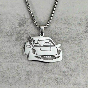 Cadeau de la Saint-Valentin bijoux en acier inoxydable de qualité mignon géométrique ours boîte à boire Xo collier le <span class=keywords><strong>week</strong></span>-<span class=keywords><strong>end</strong></span> cadeaux pour femmes hommes - Product Image 5