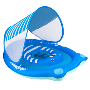 Flotador de Natación para Bebés Swimbobo con Parasol, Talla Única para 6-36 Meses, Uso en Piscina y Parque Acuático - Product Image 1