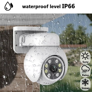 4CH giá rẻ PTZ PoE Máy Ảnh Bộ dụng cụ đầy đủ màu sắc hai cách âm thanh 5MP 360 độ mạng PTZ Camera POE NVR hệ thống - Product Image 2