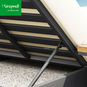 تصميم مخصص متنقل كراسي الاستلقاء على الشمس قابلة للطي ألومنيوم معدن حمام سباحة للفندق غرفة المعيشة فيلا حمام سباحة للحدائق - Product Image 4