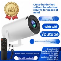 Projecteur portable mini home cinéma HY300 Pro avec fonction de mise en miroir d'écran, 1080P HD, pour Android OS, style Canon