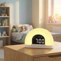 Réveil de Table Innovant Sunrise : Lumière de Réveil Futuriste avec Simulation de Coucher de Soleil Supérieure – Outil de Décoration Minimaliste pour Chevet