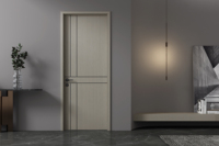 Pintu Kayu Vila Standar Tinggi Kedap Suara Profesional ODIN, Pintu Komposit Kayu untuk Home Theater