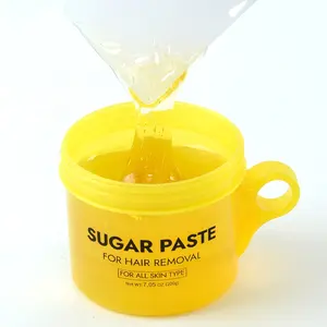 Pasta di zucchero per rimozione dei capelli all'ingrosso OEM ceretta per il corpo etichetta privata Kit di ceretta di zucchero ingredienti naturali per la cura della pelle