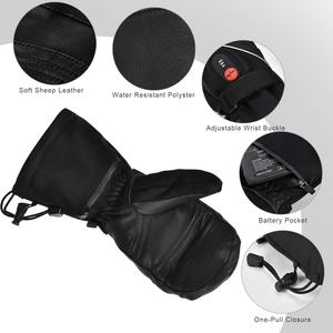 Hiver hommes femmes Sports de plein air respirant anti-dérapant thermique alimenté par USB batterie Rechargeable gants de Ski chauffants mitaines - Product Image 2