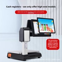 Intelligente Android-gebaseerde weegschaal kassa alles-in-één voor fruitwinkels, verse groenten, gekookt eten, pc-weegschaal, gemakkelijke kassa