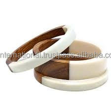 Pulsera de madera y resina, joyería hecha a mano, tamaño personalizado de la mejor calidad y embalaje de cartón - Product Image 4