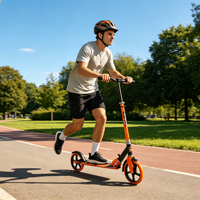 Trottinette à deux roues pour enfants, réglable en hauteur, pliable, portable, jouet de sport pour l'extérieur