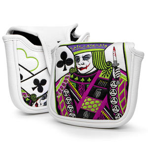 Housse de tête de golf personnalisée OEM, broderie logo, magnétique, pour putter mallet - Product Image 1