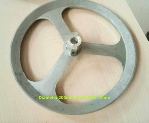 Motore a Frizione per Macchina da Cucire Industriale, Cinghia a V, Ruota in Lega di Alluminio, Puleggia in Ghisa - Product Image 2