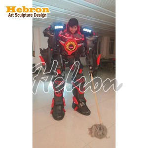 Costume de <span class=keywords><strong>robot</strong></span> transformable LED <span class=keywords><strong>jaune</strong></span> abeille de haute qualité, prix d'usine, tenue de performance pour fêtes cosplay et <span class=keywords><strong>robot</strong></span> dansant - Product Image 5