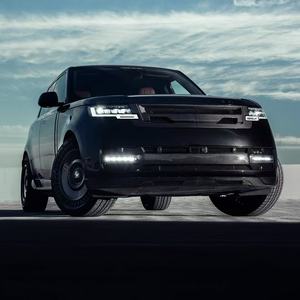 Pour <span class=keywords><strong>LandRover</strong></span> RangeRover Kit de carrosserie V Style fibre de carbone lèvre avant jupe latérale diffuseur becquet-nouvelle mise à niveau pour Range Rover - Product Image 2