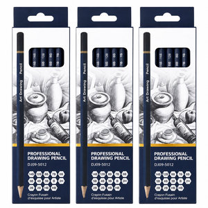 Tomart Tomart-JP06 Juego de 14 Lápices de <span class=keywords><strong>Dibujo</strong></span> Profesionales 14B-2B con Mina Dura y Blanda para Uso en Oficina/Escuela - Product Image 2