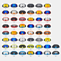 Lunettes de moto personnalisées avec logo UV400, lunettes de moto tout-terrain, lunettes de vélo de montagne, lunettes de descente rapide, lunettes de protection contre le vent et le sable, lunettes de casque de moto