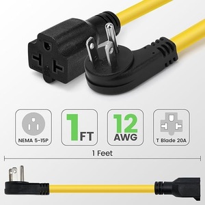 Cable de Alimentación Nema 12AWG 15A 250V de PVC para Uso en Electrodomésticos - Product Image 2