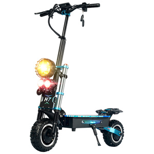 Trottinette pliable pour adultes avec amortisseurs, longue autonomie, rapide, avec batterie amovible, en stock aux États-Unis - Product Image 1