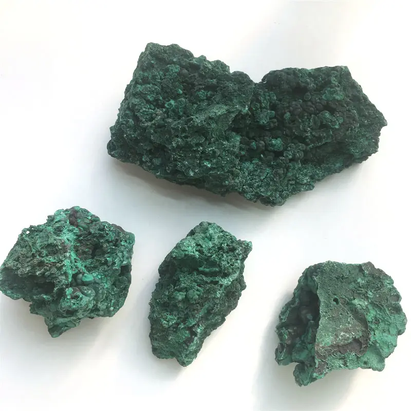 Malachite Rough Mineral Naturally Formed Gemstone High Quality Green Malachite Raw Specimen For Sale