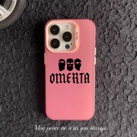 Coque de Téléphone Designer Tendance pour iPhone Xs Xr 7 8 11 12 13 14 15 16 17 Pro Max Omerta